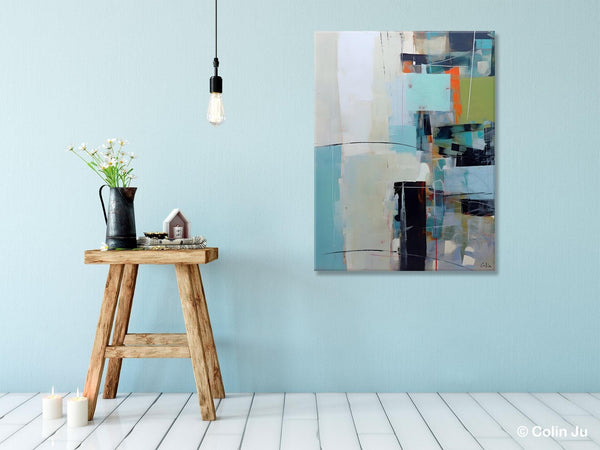 Abstract Wall Paintings, Large Contemporary Wall Art, Extra Large Paintings for Bedroom, Hand Painted Canvas Art, Original Modern Painting-Grace Painting Crafts