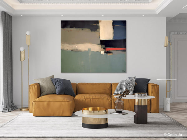 Contemporary Acrylic Paintings, Extra Large Abstract Painting for Living Room, Large Original Abstract Wall Art, Abstract Painting on Canvas-Grace Painting Crafts