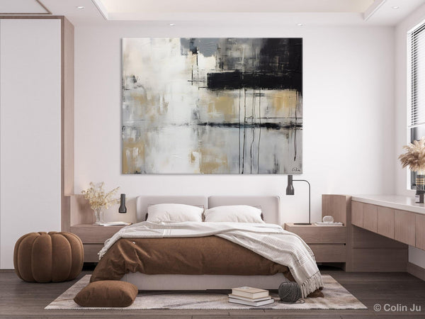 Hand Painted Original Canvas Art, Contemporary Acrylic Paintings, Large Wall Art Painting for Bedroom, Oversized Modern Abstract Paintings-Grace Painting Crafts
