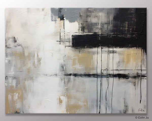 Hand Painted Original Canvas Art, Contemporary Acrylic Paintings, Large Wall Art Painting for Bedroom, Oversized Modern Abstract Paintings-Grace Painting Crafts