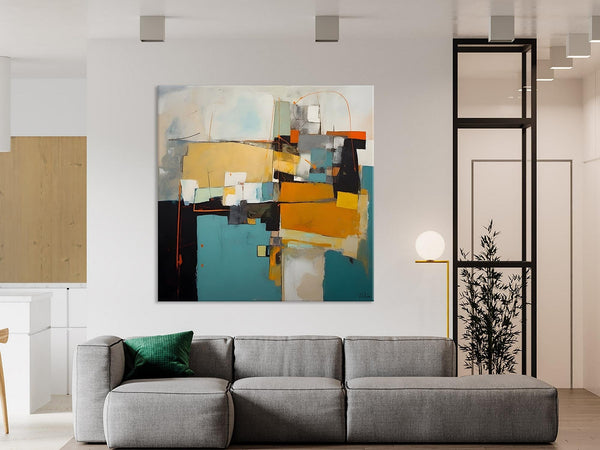 Contemporary Canvas Art for Living Room, Modern Acrylic Paintings, Original Modern Paintings, Extra Large Abstract Paintings on Canvas-Grace Painting Crafts