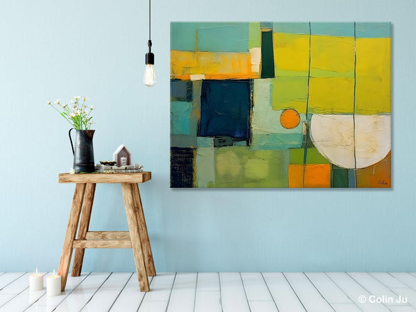 Contemporary Acrylic Paintings, Hand Painted Original Canvas Wall Art, Large Canvas Art Painting for Bedroom, Huge Modern Abstract Paintings-Grace Painting Crafts