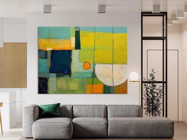 Contemporary Acrylic Paintings, Hand Painted Original Canvas Wall Art, Large Canvas Art Painting for Bedroom, Huge Modern Abstract Paintings-Grace Painting Crafts