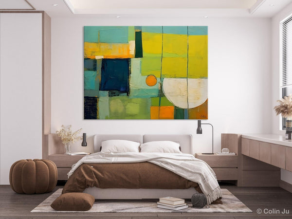 Contemporary Acrylic Paintings, Hand Painted Original Canvas Wall Art, Large Canvas Art Painting for Bedroom, Huge Modern Abstract Paintings-Grace Painting Crafts