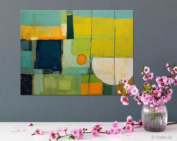 Contemporary Acrylic Paintings, Hand Painted Original Canvas Wall Art, Large Canvas Art Painting for Bedroom, Huge Modern Abstract Paintings-Grace Painting Crafts