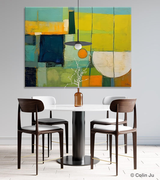 Contemporary Acrylic Paintings, Hand Painted Original Canvas Wall Art, Large Canvas Art Painting for Bedroom, Huge Modern Abstract Paintings-Grace Painting Crafts