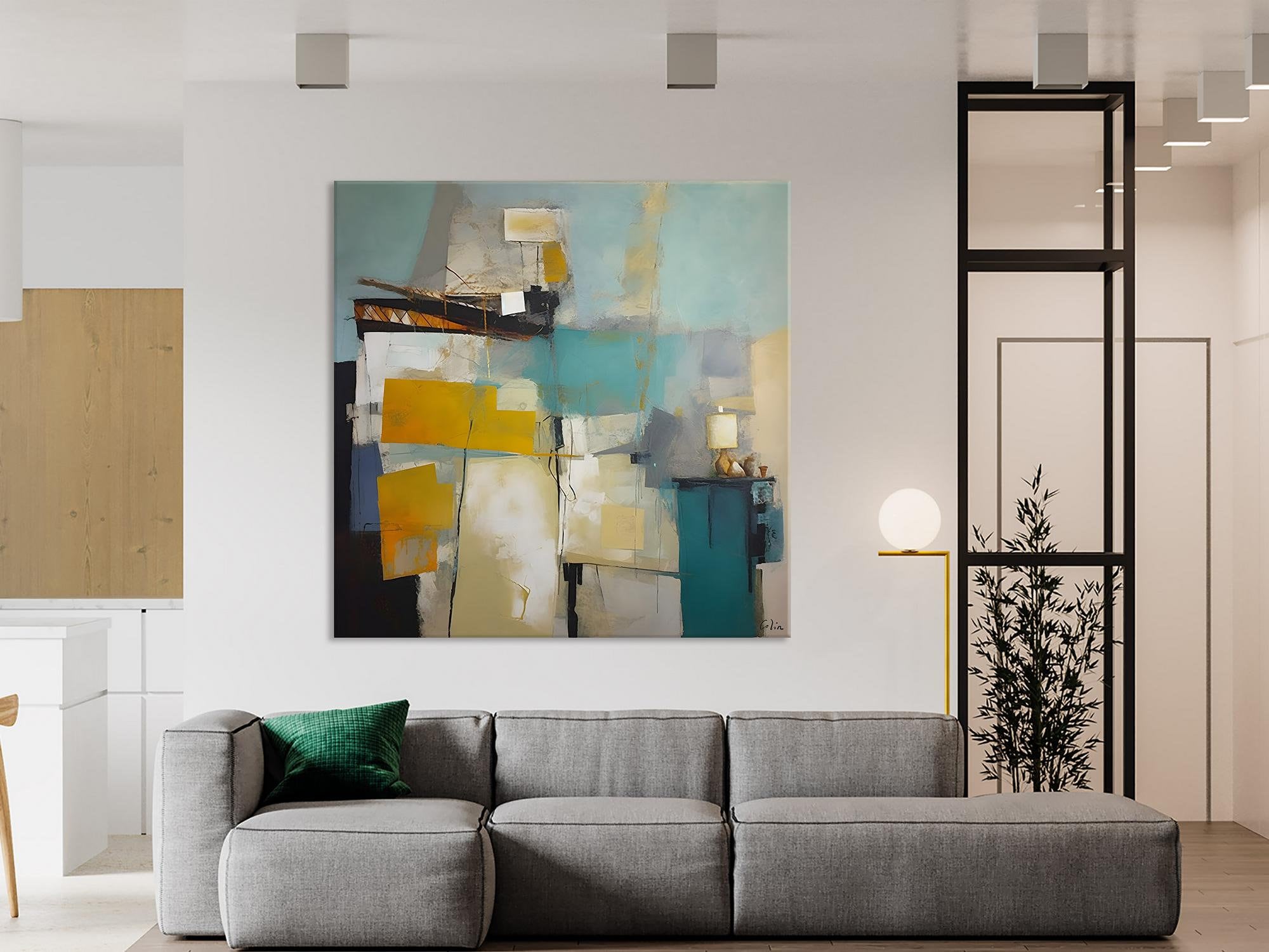 Original Modern Paintings, Contemporary Canvas Art for Living Room, Modern Acrylic Paintings, Extra Large Abstract Paintings on Canvas-Grace Painting Crafts