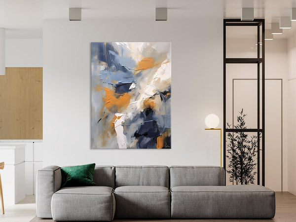 Contemporary Acrylic Paintings on Canvas, Large Wall Art Paintings for Bedroom, Oversized Abstract Wall Art Paintings, Original Abstract Art-Grace Painting Crafts