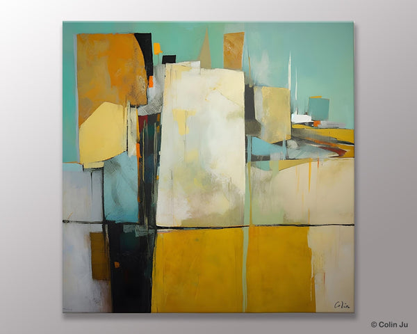 Modern Canvas Paintings, Contemporary Canvas Art, Original Modern Wall Art, Modern Acrylic Artwork, Large Abstract Painting for Bedroom-Grace Painting Crafts