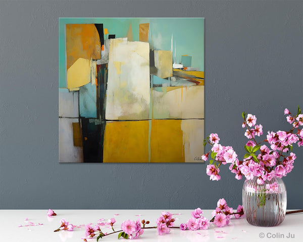 Modern Canvas Paintings, Contemporary Canvas Art, Original Modern Wall Art, Modern Acrylic Artwork, Large Abstract Painting for Bedroom-Grace Painting Crafts