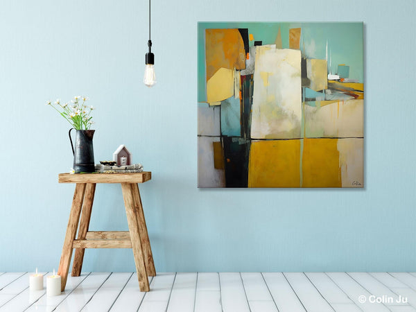 Modern Canvas Paintings, Contemporary Canvas Art, Original Modern Wall Art, Modern Acrylic Artwork, Large Abstract Painting for Bedroom-Grace Painting Crafts