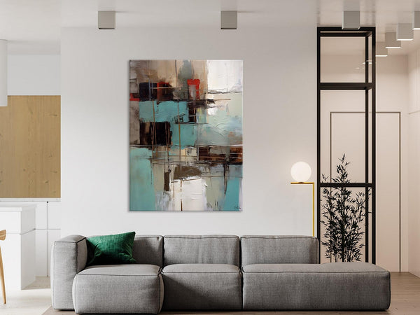 Original Canvas Art, Contemporary Acrylic Painting on Canvas, Large Wall Art Painting for Bedroom, Oversized Modern Abstract Wall Paintings-Grace Painting Crafts