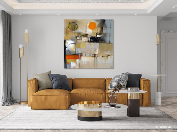 Large Abstract Art for Bedroom, Simple Modern Acrylic Art, Modern Original Abstract Art, Canvas Paintings for Sale, Contemporary Canvas Art-Grace Painting Crafts