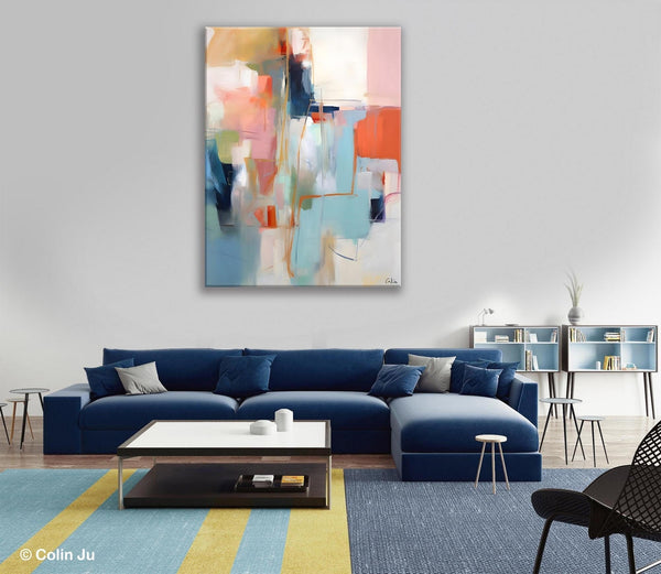 Large Wall Art Painting for Bedroom, Oversized Abstract Wall Art Paintings, Original Modern Artwork, Contemporary Acrylic Painting on Canvas-Grace Painting Crafts