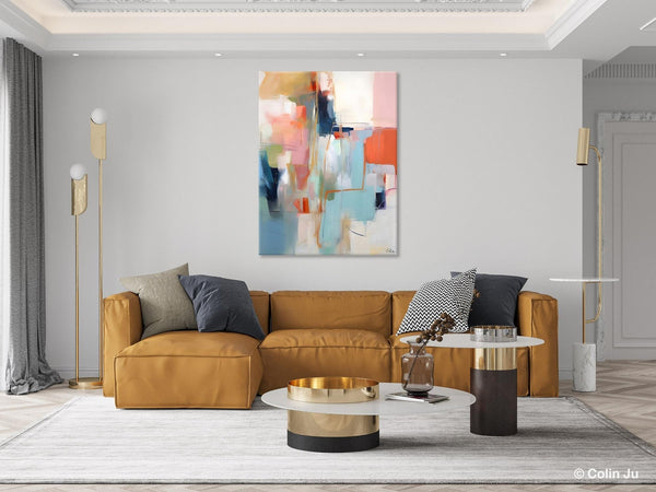Large Wall Art Painting for Bedroom, Oversized Abstract Wall Art Paintings, Original Modern Artwork, Contemporary Acrylic Painting on Canvas-Grace Painting Crafts