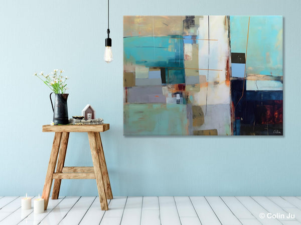 Hand Painted Original Canvas Wall Art, Large Canvas Art Painting for Bedroom, Huge Modern Abstract Paintings, Contemporary Acrylic Paintings-Grace Painting Crafts