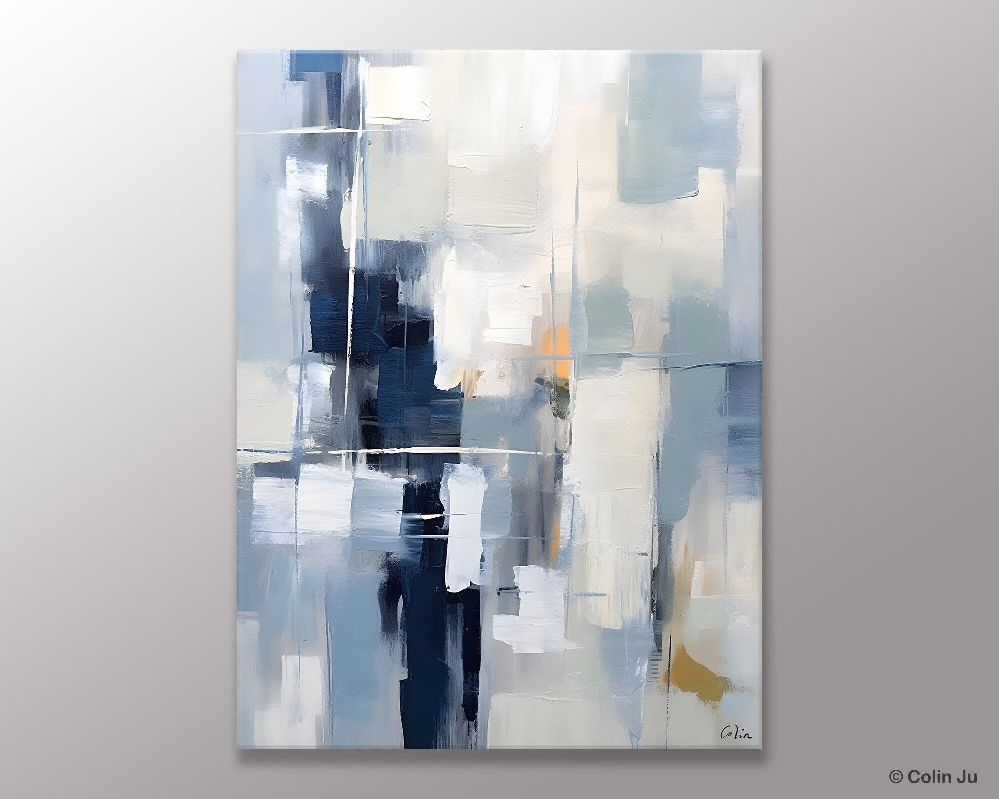 Large Modern Canvas Wall Paintings, Original Abstract Art, Large Wall Art Painting for Dining Room, Hand Painted Acrylic Painting on Canvas-Grace Painting Crafts