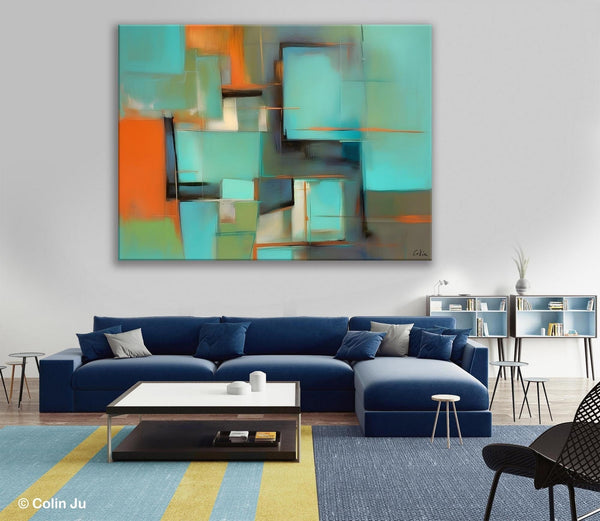Large Canvas Art Painting for Bedroom, Huge Modern Abstract Paintings, Hand Painted Original Canvas Wall Art, Contemporary Acrylic Paintings-Grace Painting Crafts