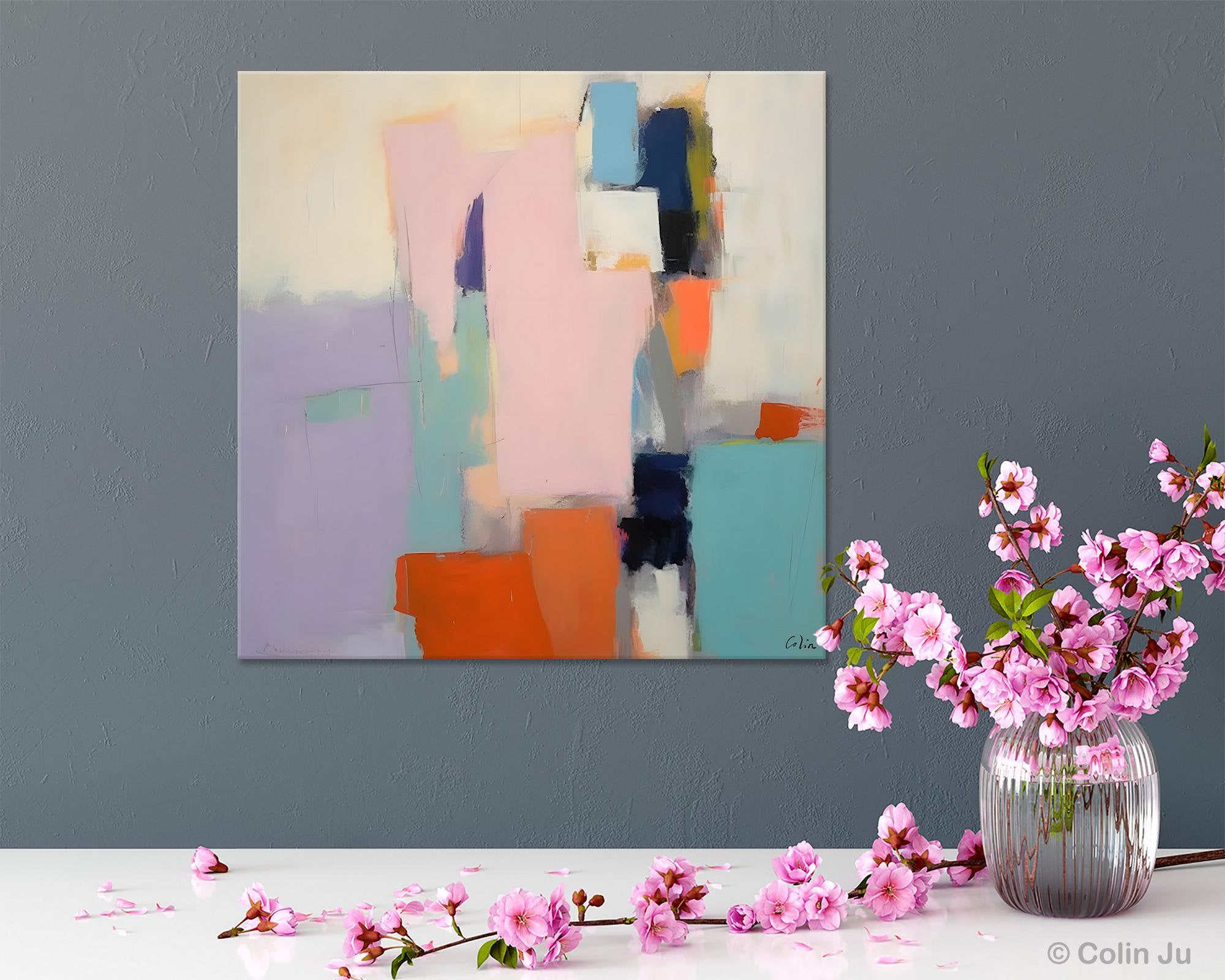 Modern Acrylic Paintings, Original Modern Paintings, Contemporary Canvas Art for Living Room, Extra Large Abstract Paintings on Canvas-Grace Painting Crafts