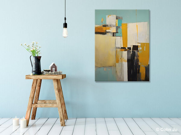 Large Modern Canvas Wall Art Paintings, Large Wall Art Paintings for Bedroom, Original Abstract Art, Hand Painted Acrylic Painting on Canvas-Grace Painting Crafts