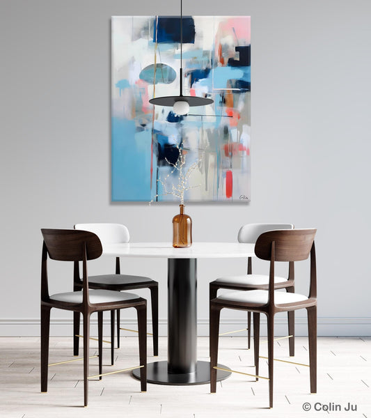 Large Wall Paintings for Bedroom, Contemporary Abstract Paintings on Canvas, Oversized Abstract Wall Art Paintings, Original Abstract Art-Grace Painting Crafts