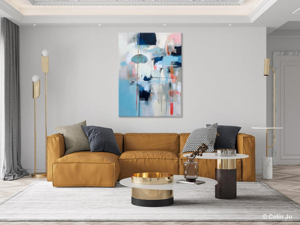 Large Wall Paintings for Bedroom, Contemporary Abstract Paintings on Canvas, Oversized Abstract Wall Art Paintings, Original Abstract Art-Grace Painting Crafts