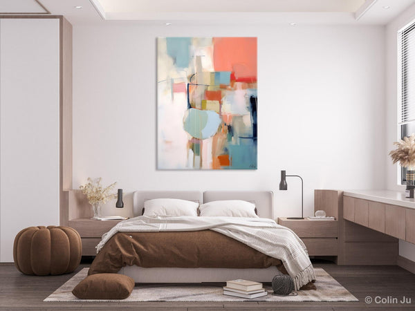 Large Modern Paintings, Original Abstract Canvas Art, Large Wall Painting for Bedroom, Hand Painted Canvas Art, Acrylic Painting on Canvas-Grace Painting Crafts