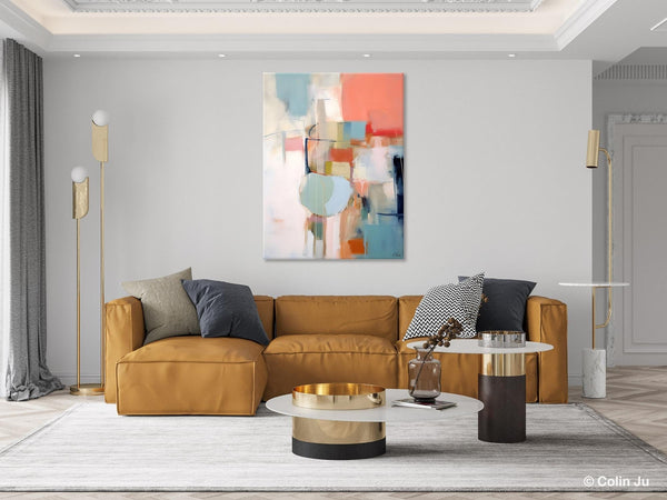 Large Modern Paintings, Original Abstract Canvas Art, Large Wall Painting for Bedroom, Hand Painted Canvas Art, Acrylic Painting on Canvas-Grace Painting Crafts