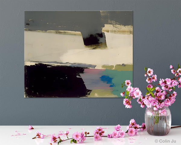 Abstract Landscape Paintings, Modern Wall Art for Living Room, Landscape Acrylic Paintings, Original Abstract Abstract Painting on Canvas-Grace Painting Crafts