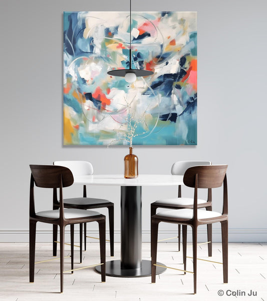 Modern Acrylic Art, Modern Original Abstract Art, Large Abstract Art for Bedroom, Simple Canvas Paintings for Sale, Contemporary Canvas Art-Grace Painting Crafts