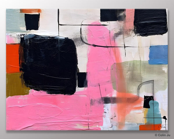 Contemporary Painting on Canvas, Extra Large Wall Art Paintings, Simple Canvas Art, Original Canvas Art for sale, Simple Abstract Paintings-Grace Painting Crafts