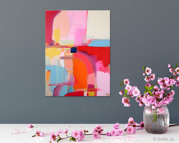 Contemporary Abstract Paintings on Canvas, Oversized Abstract Wall Art Paintings, Large Wall Paintings for Bedroom, Original Abstract Art-Grace Painting Crafts