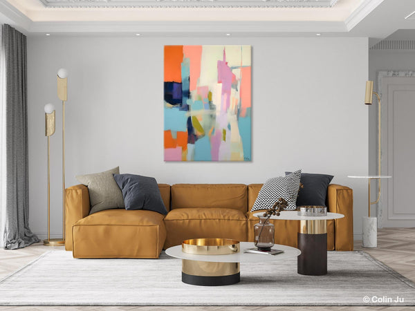 Large Modern Canvas Art for Bedroom, Original Wall Art Paintings, Large Paintings for Sale, Hand Painted Canvas Art, Acrylic Art on Canvas-Grace Painting Crafts