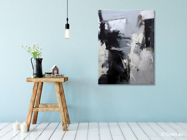 Original Abstract Canvas Art, Large Wall Painting for Bedroom, Hand Painted Canvas Art, Large Modern Paintings, Acrylic Painting on Canvas-Grace Painting Crafts