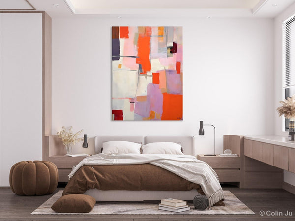Large Modern Canvas Art for Dining Room, Simple Abstract Art, Large Original Wall Art Painting for Bedroom, Acrylic Paintings on Canvas-Grace Painting Crafts