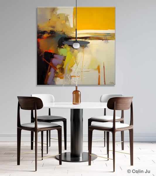 Large Abstract Art for Bedroom, Modern Acrylic Art, Modern Original Abstract Art, Simple Canvas Paintings for Sale, Contemporary Canvas Art-Grace Painting Crafts