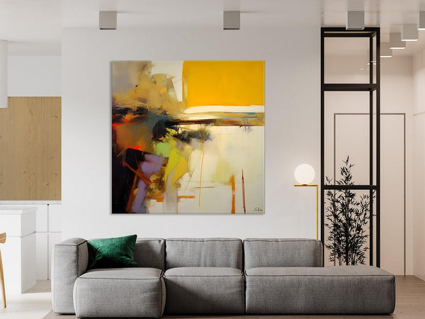 Large Abstract Art for Bedroom, Modern Acrylic Art, Modern Original Abstract Art, Simple Canvas Paintings for Sale, Contemporary Canvas Art-Grace Painting Crafts
