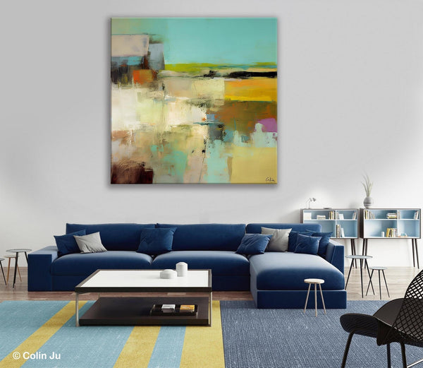 Original Modern Abstract Art for Bedroom, Extra Large Canvas Paintings for Living Room, Abstract Wall Art for Sale, Simple Modern Art-Grace Painting Crafts