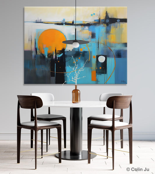 Oversized Canvas Wall Art Paintings, Original Modern Artwork, Large Abstract Painting for Bedroom, Contemporary Acrylic Painting on Canvas-Grace Painting Crafts