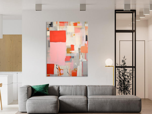 Original Wall Art Paintings, Large Paintings for Sale, Large Modern Canvas Art for Bedroom, Hand Painted Canvas Art, Acrylic Art on Canvas-Grace Painting Crafts