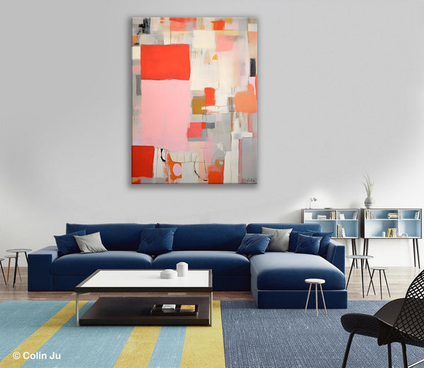 Original Wall Art Paintings, Large Paintings for Sale, Large Modern Canvas Art for Bedroom, Hand Painted Canvas Art, Acrylic Art on Canvas-Grace Painting Crafts