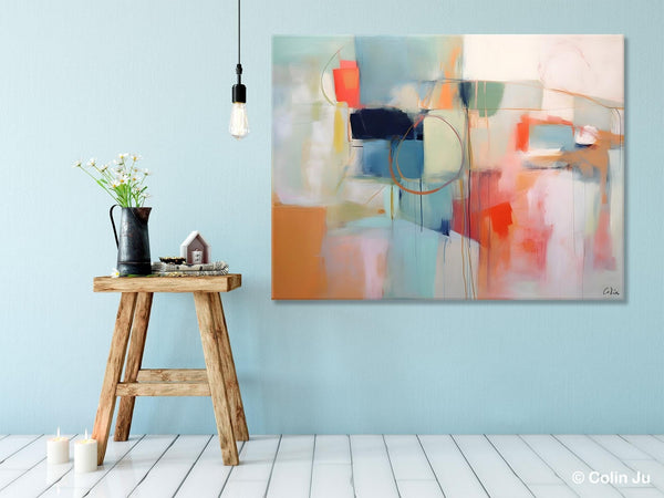 Large Modern Canvas Art, Original Abstract Art Paintings, Hand Painted Acrylic Painting on Canvas, Large Wall Art Painting for Dining Room-Grace Painting Crafts