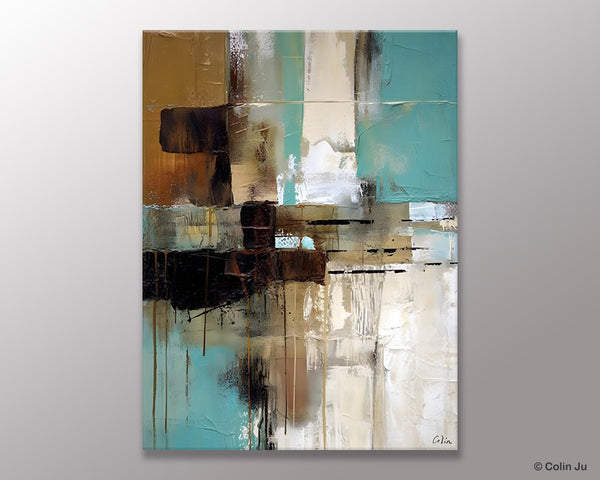 Hand Painted Canvas Art, Modern Paintings, Extra Large Paintings for Living Room, Large Contemporary Wall Art, Original Abstract Painting-Grace Painting Crafts