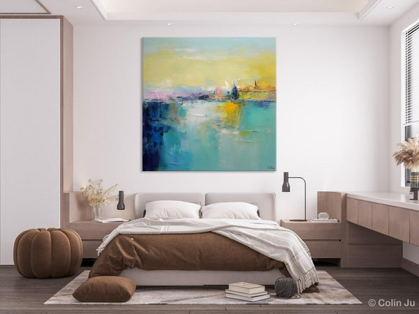 Modern Canvas Paintings, Contemporary Canvas Art, Original Modern Wall Art, Modern Acrylic Artwork, Large Abstract Painting for Bedroom-Grace Painting Crafts