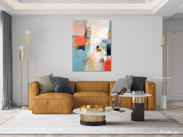 Large Wall Paintings for Bedroom, Original Abstract Art, Contemporary Abstract Paintings on Canvas, Oversized Abstract Wall Art Paintings-Grace Painting Crafts