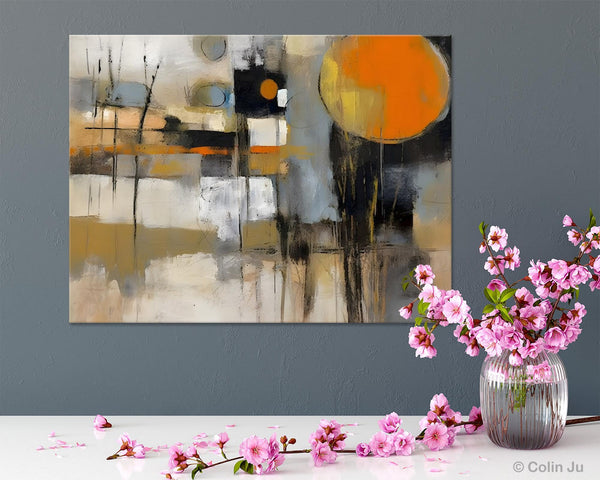 Large Wall Art Painting for Bedroom, Oversized Abstract Wall Art Paintings, Original Modern Artwork, Contemporary Acrylic Painting on Canvas-Grace Painting Crafts