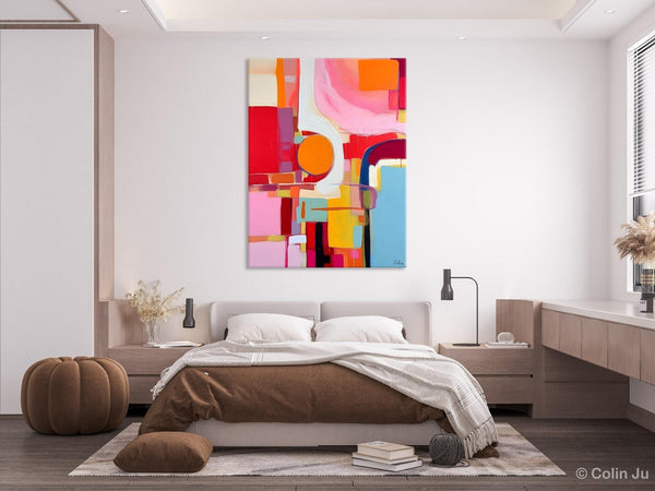 Simple Modern Wall Art, Oversized Contemporary Canvas Art, Original Abstract Paintings, Extra Large Acrylic Painting for Living Room-Grace Painting Crafts