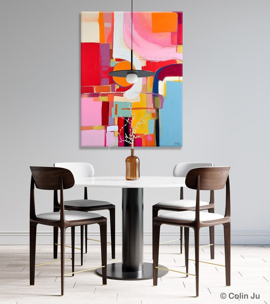 Simple Modern Wall Art, Oversized Contemporary Canvas Art, Original Abstract Paintings, Extra Large Acrylic Painting for Living Room-Grace Painting Crafts