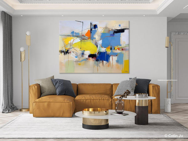 Large Canvas Art for Sale, Original Abstract Art Paintings, Hand Painted Canvas Art, Acrylic Painting on Canvas, Large Painting for Bedroom-Grace Painting Crafts