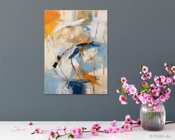 Modern Acrylic Paintings, Large Paintings for Living Room, Contemporary Wall Art Paintings, Hand Painted Canvas Art, Original Abstract Art-Grace Painting Crafts